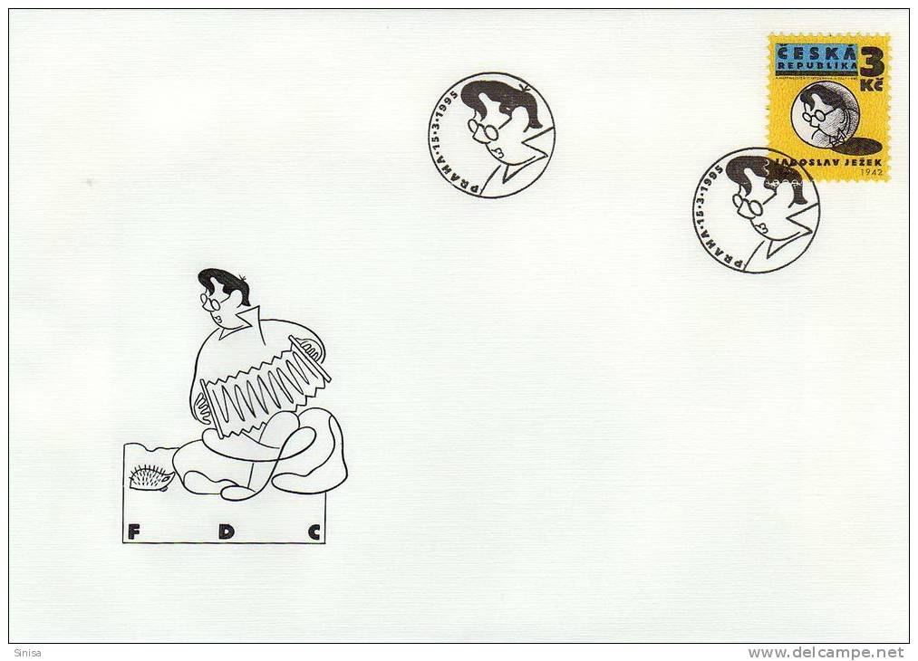 Czech Republic / FDC / Theatars / Jaroslav Jezek / Jan Werich - Briefe U. Dokumente