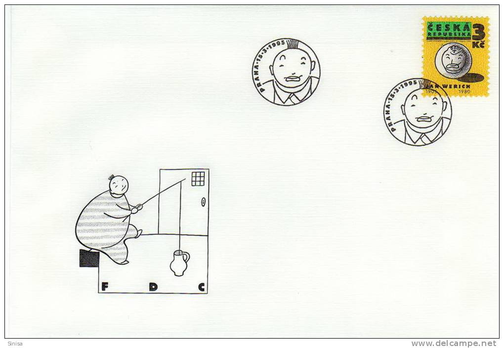 Czech Republic / FDC / Theatars / Jaroslav Jezek / Jan Werich - Briefe U. Dokumente