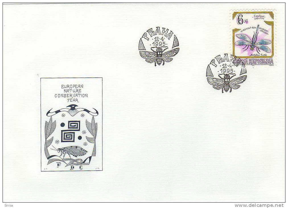 Czech Republic / FDC / Nature / Insects - Cartas & Documentos