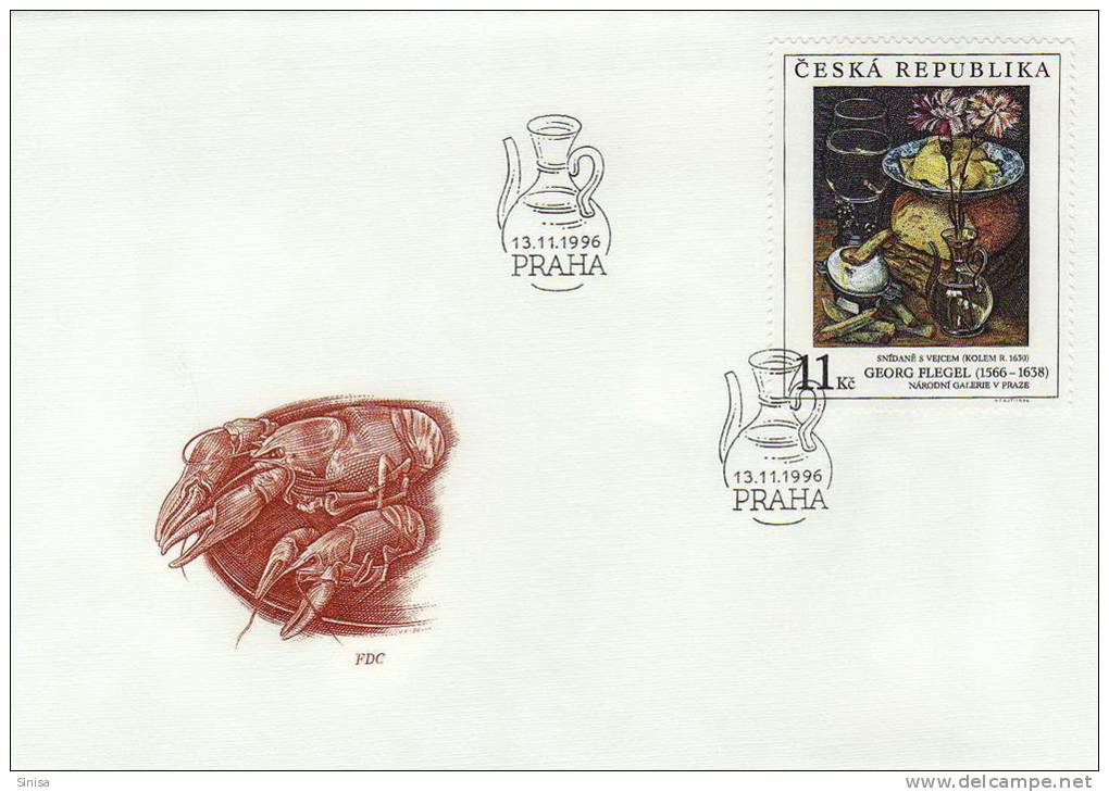 Czech Republic / FDC/ Art / Paintings / Josef  Vashal - Lettres & Documents