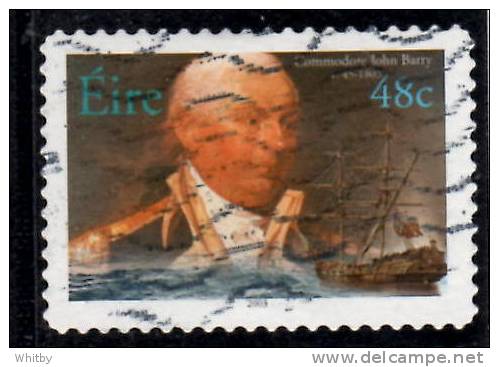 Ireland 2003 48c Commodore John Barry Issue #1506 - Used Stamps