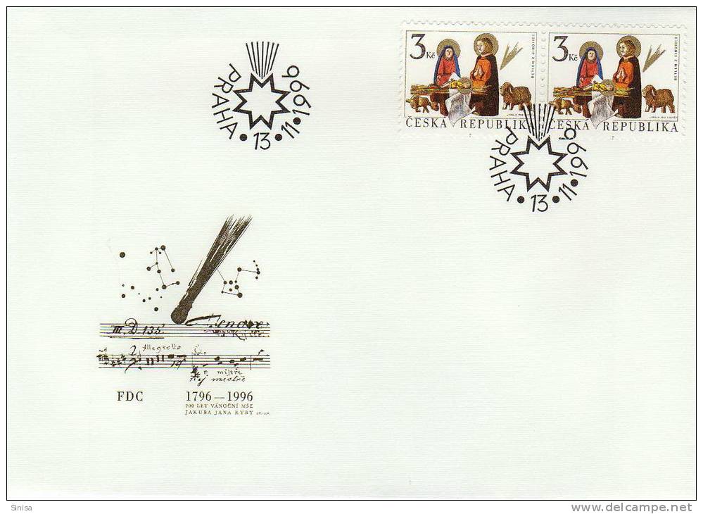 Czech Republic / FDC / Christmas - Lettres & Documents