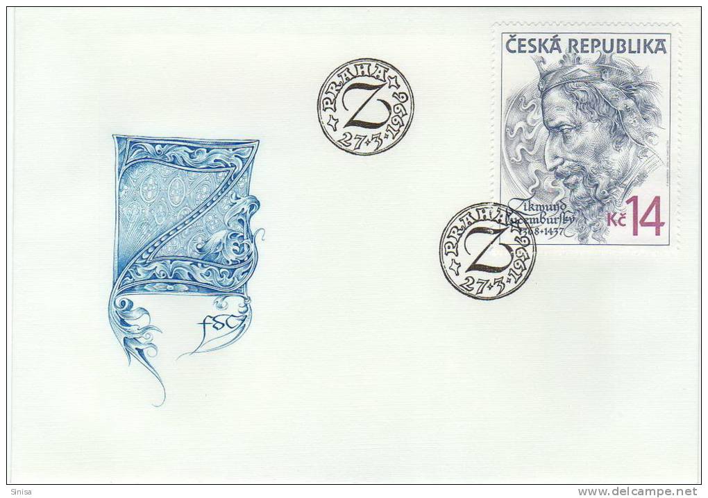 Czech Republic / FDC / Royality / Dinasty Of Luxembourg / Kings - Briefe U. Dokumente