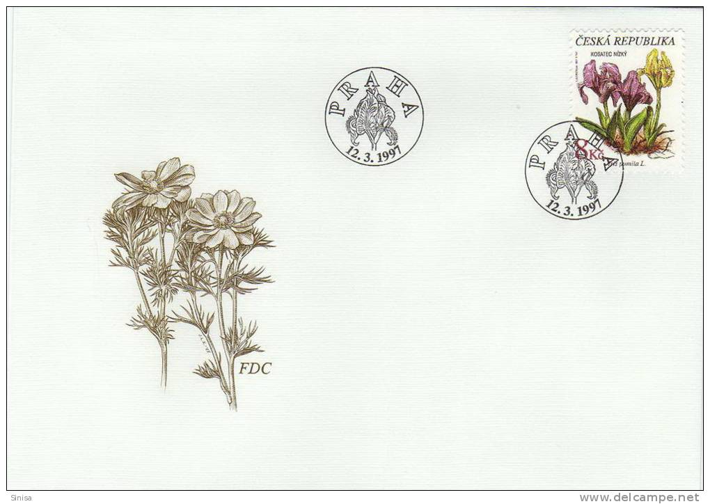 Czech Republic / FDC / Nature / Plants / Flowers - Cartas & Documentos