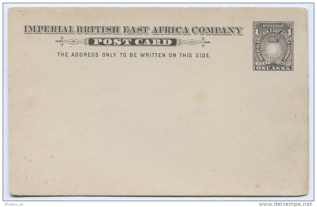 Imperial British East Africa, Postal Stationery, Colonial Post, Unused - British East Africa