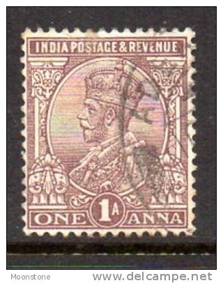 India Used In Aden GV 1911-22 1a Grey-brown, Aden Cds Cancel (D) - 1858-79 Compañia Británica Y Gobierno De La Reina