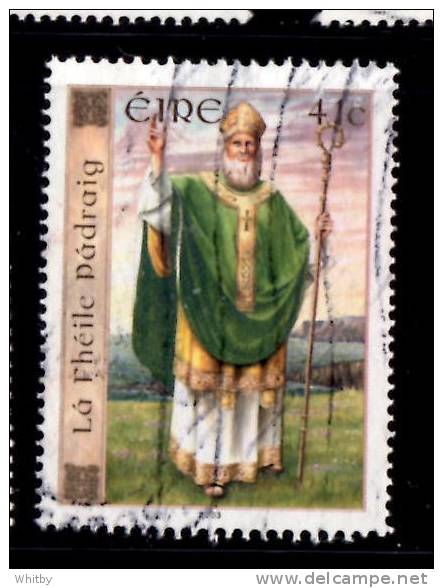 Ireland 2002 41c St. Patricks Day Issue #1457  Thinned - Used Stamps