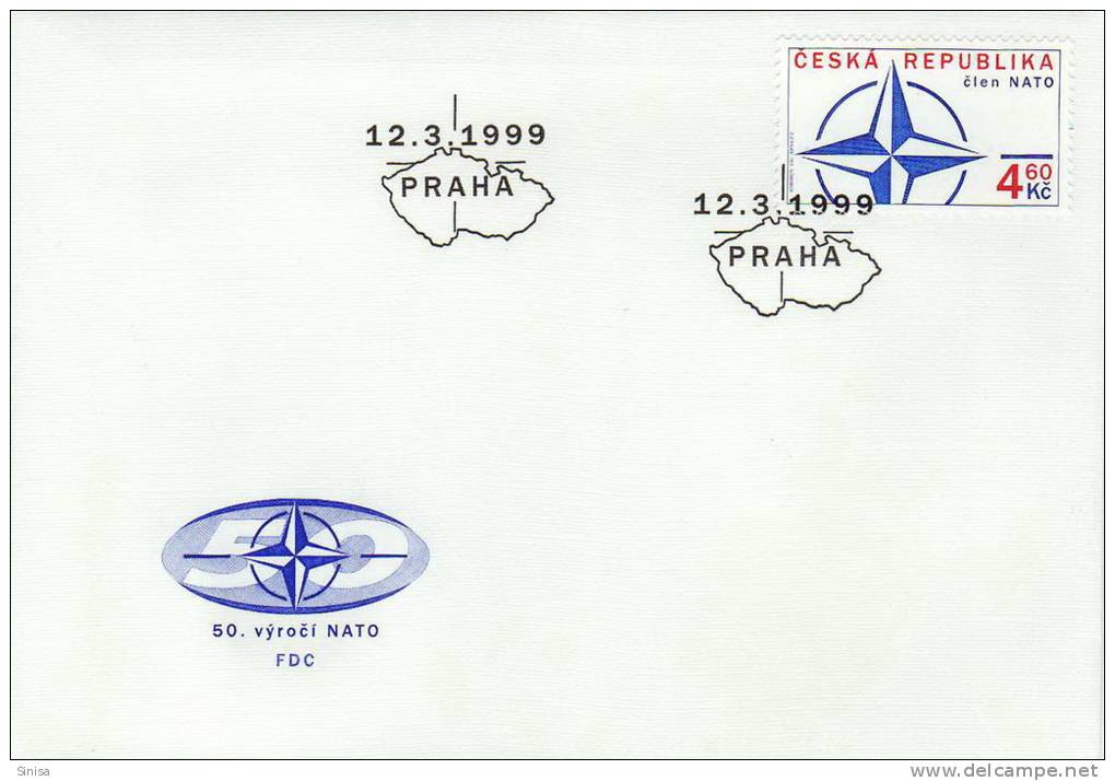 Czech Republic / FDC / NATO - Briefe U. Dokumente