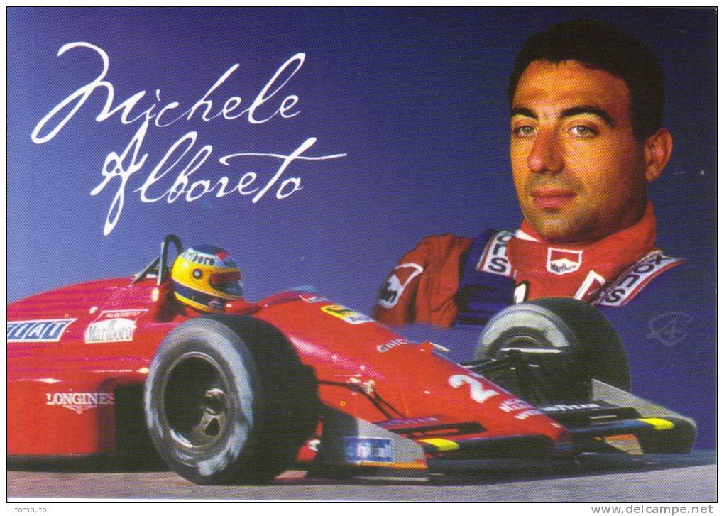 Tribute To Michele Alboreto  -  Ferrari F1  -  Carte Postale - Other & Unclassified