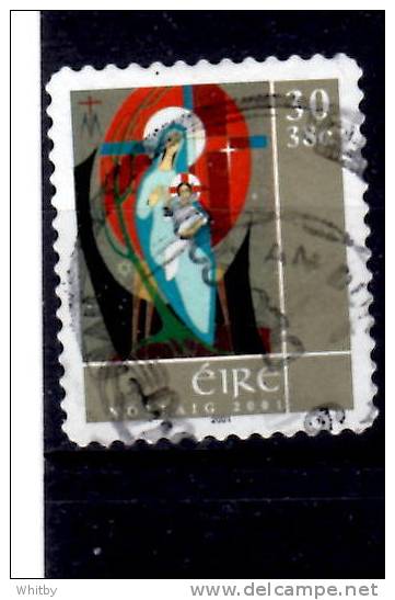 Ireland 2001 38c Christmas Issue #1352 - Used Stamps