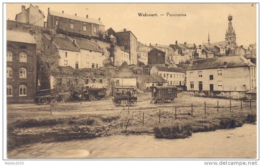 WALCOURT (5650) Panorama - Machine A Vapeur - Roulotte - Walcourt