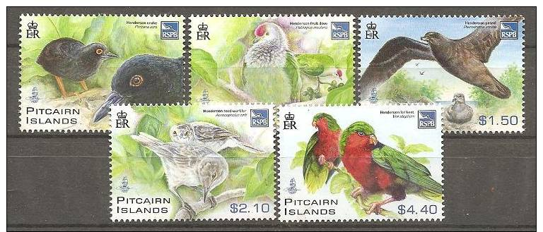 Pitcairn Islands 2011 Rare Birds Of Henderson Island Set Of 5 MNH ** Oiseaux - Autres & Non Classés