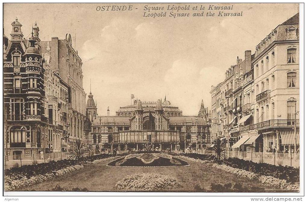 5927 - Ostende Square Léopold Et Le Kursaal - Oostende