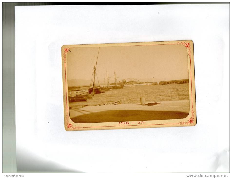 Antibes : Le Port , Photo Format 150 Sur 95mm - Lieux