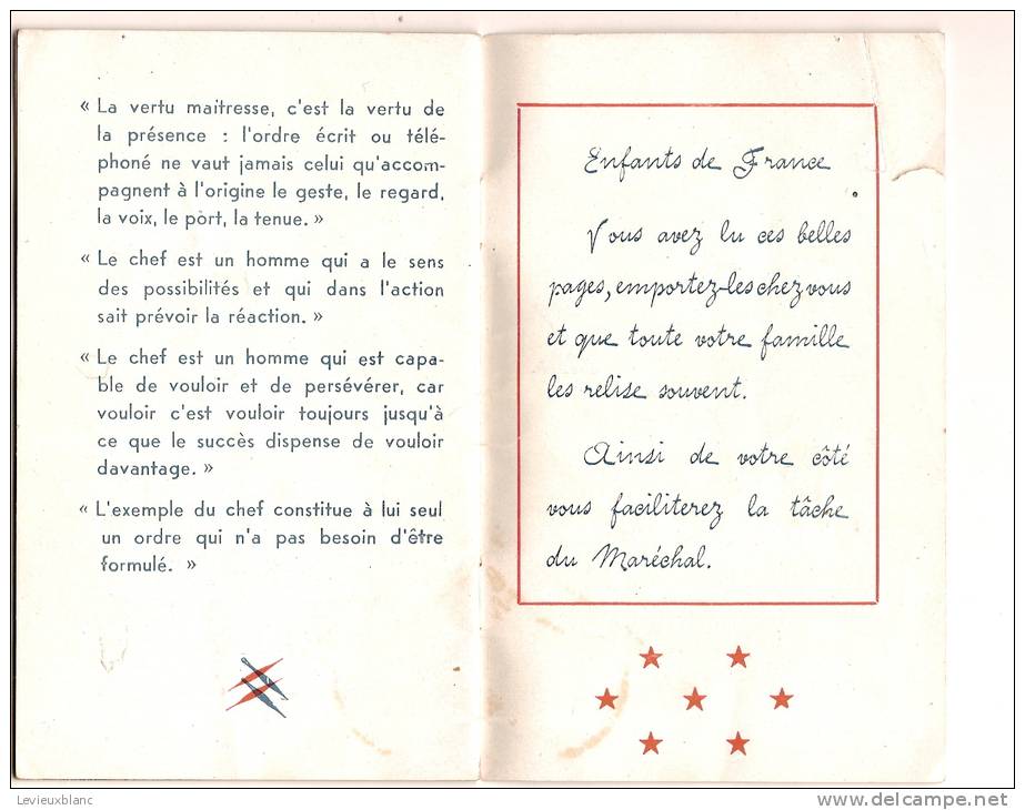 Occupation 39-45/Maréchal Pétain/"Aux Enfants de France"/ Fascicule de propagande/1940   OL19