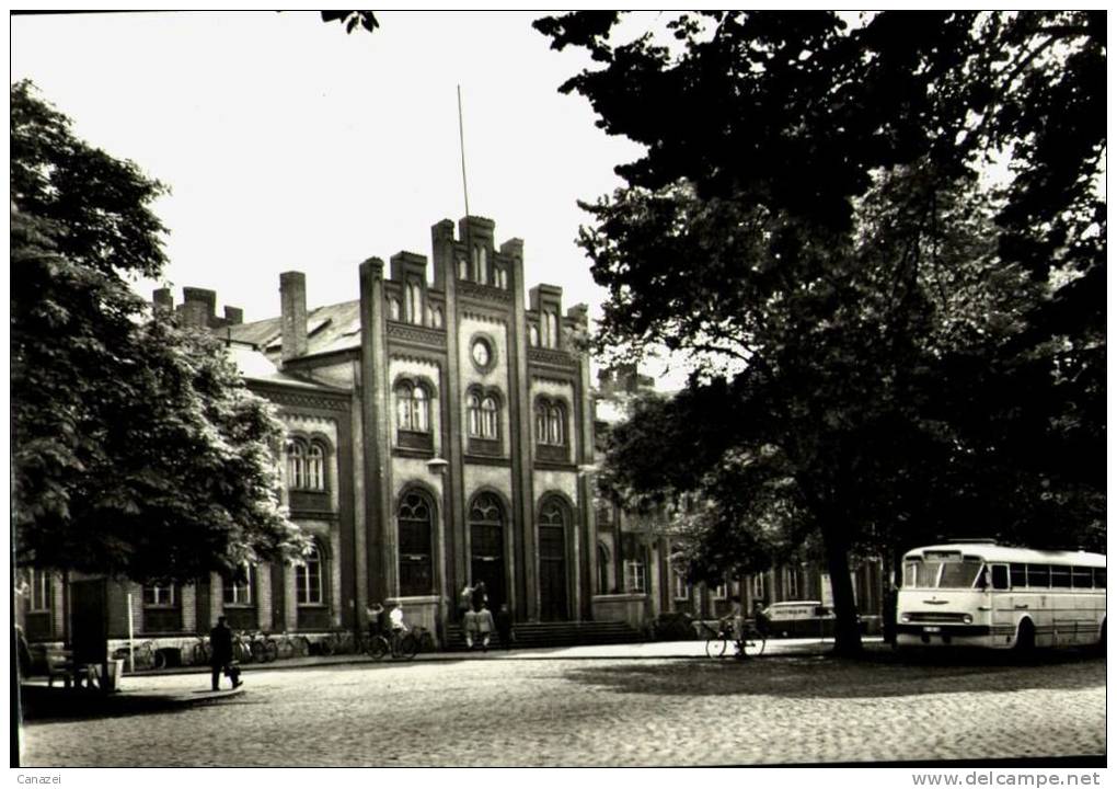 AK Stendal, Hauptbahnhof, Ung, 1975 - Stendal