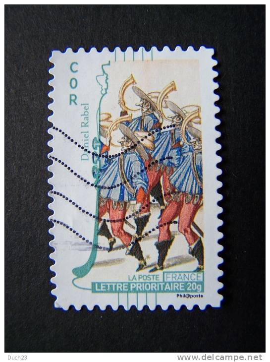 FRANCE OBLITERE ANNEE 2010 N° 394 SERIE INSTRUMENTS DE MUSIQUE AUTOCOLLANT ADHESIF LE COR - Used Stamps