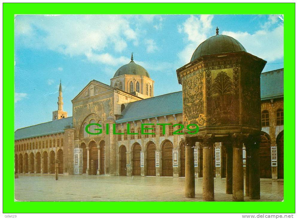 DAMAS, SYRIE - MOSQUÉE DES OMAYYADES - OMAYAD MOSQUE - CIRCULÉE EN 1987 - - Syrie