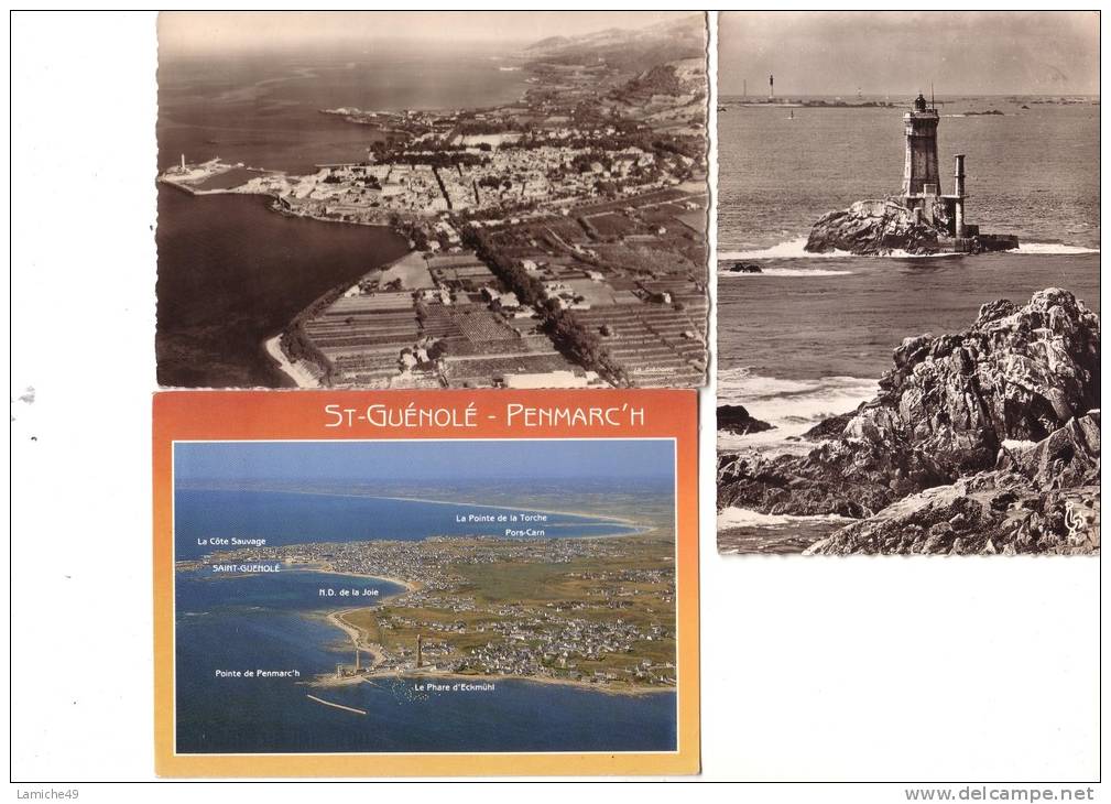 PHARES 11 CARTES Royan Sete LA POINTE DU RAZ Cherchell St GUENOLE PENMARCH ILE OUESSANT - Leuchttürme