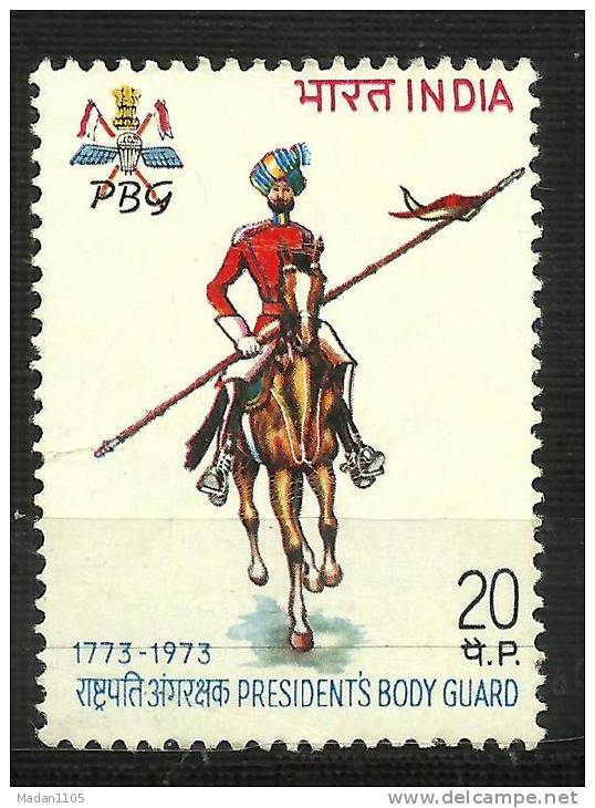 INDIA, 1973, Presidents Bodyguard, President´s, Bicentenary,  MNH, (**) - Ungebraucht