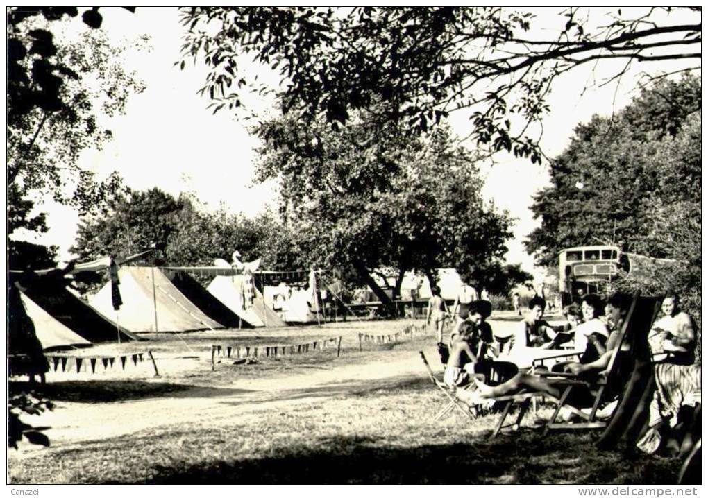 AK Zaue/Kr. Lübben, Am Schwielochsee, Zeltplatz, Gel, 1973 - Luebben (Spreewald)