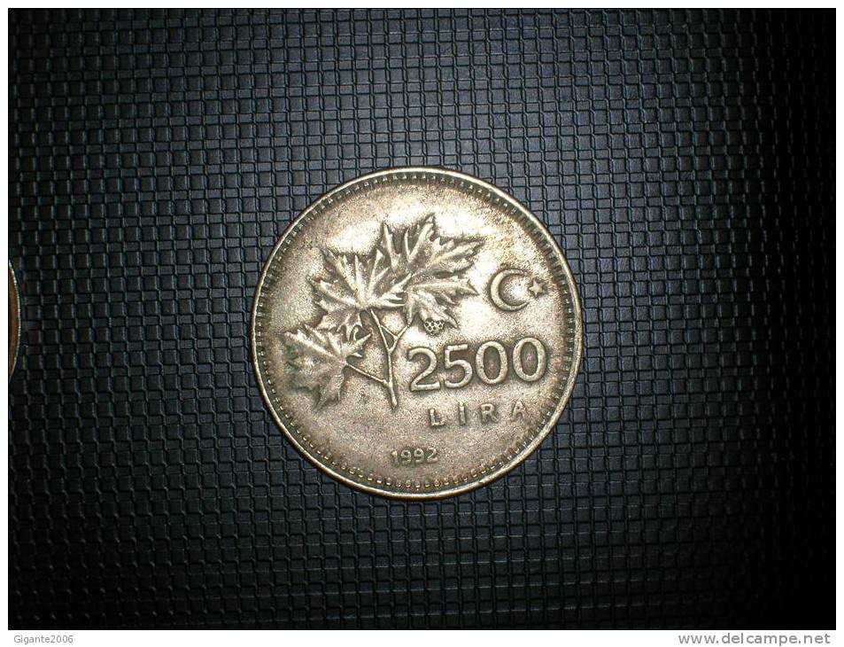 Turquia 2500  Lira 1992(4808) - Turquie