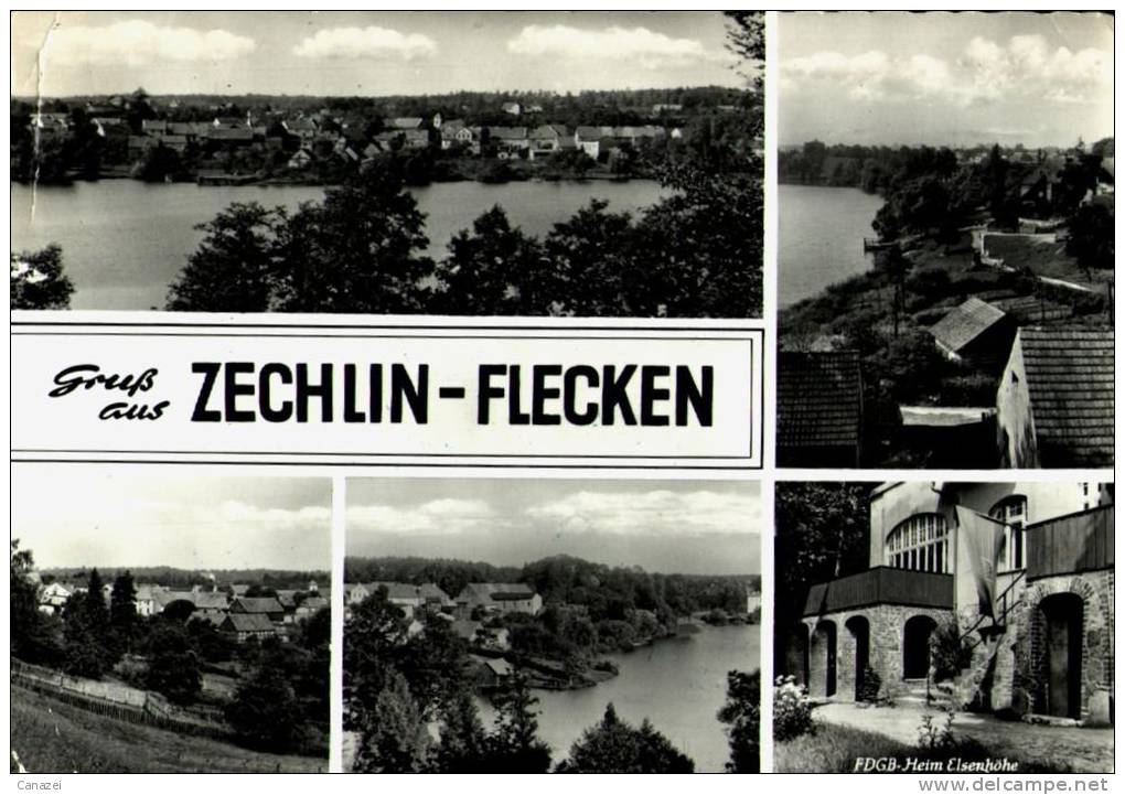 AK Zechlin-Flecken, Flecken Zechlin, Gel, 1958 - Zechlin