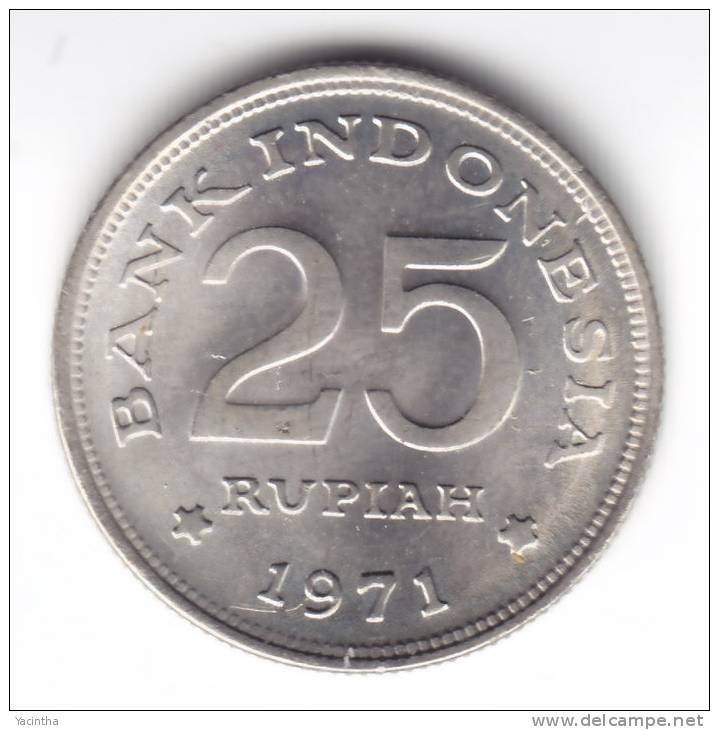 @Y@   Indonesie 25 Rupiah 1971  UNC     (C72) - Indonésie