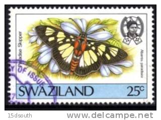 Swaziland - 1987 Butterflies 25c (o) # SG 519 , Mi 518 - Swaziland (1968-...)