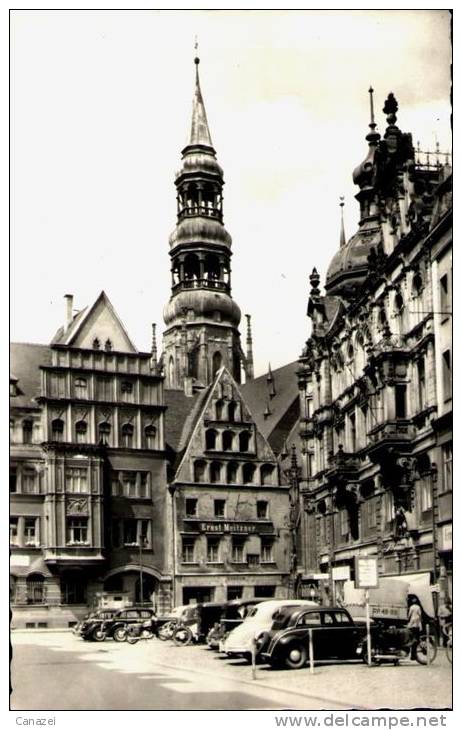 AK Zwickau, Hauptmarkt, Ung, 1961 - Zwickau