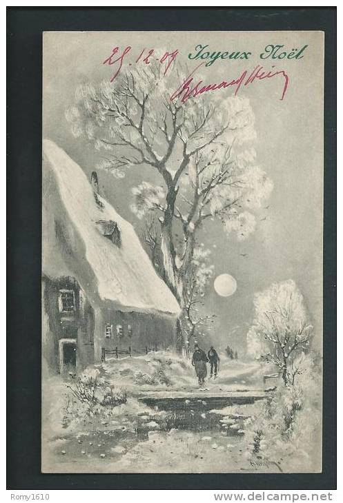 VK, Vienne. N°5035.  Paysage D'hiver; Animée. - Wichera