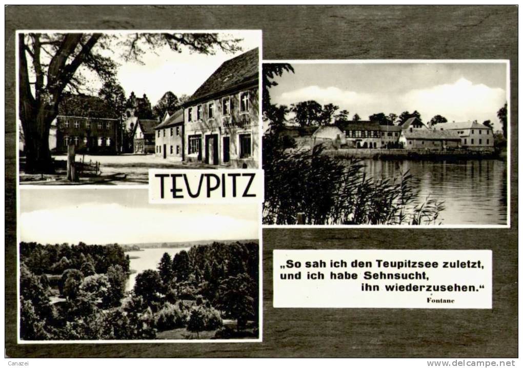 AK Teupitz, Gel, 1966 - Teupitz