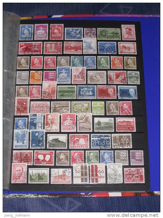 Dänemark Denmark Danmark Small Collection Old Modern Kleine Sammlung Gestempelt 0 Used 350 Marken Stamps - Collections