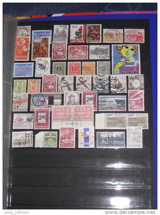 Dänemark Denmark Danmark Small Collection Old Modern Kleine Sammlung Gestempelt 0 Used 350 Marken Stamps - Collections