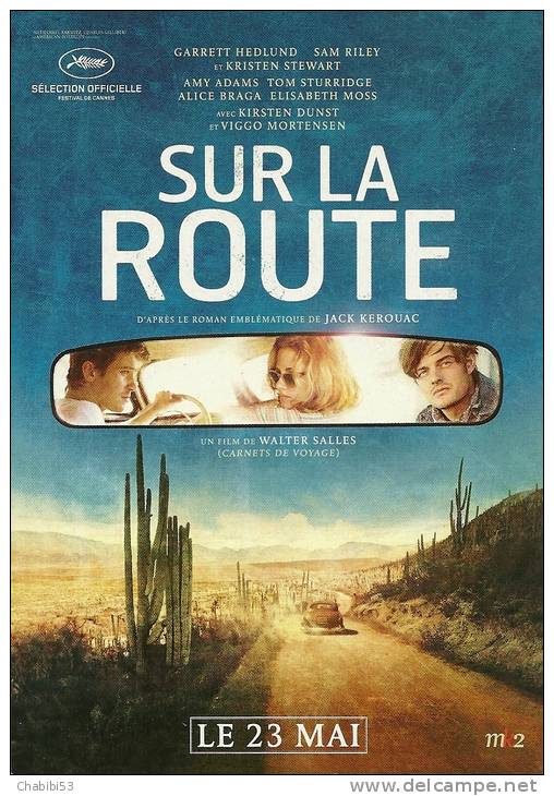 Film "SUR LA ROUTE"Film De Walter Salles - Sortie Le 23/05/2012 - Affiches Sur Carte
