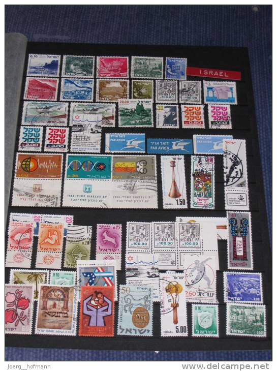 Israel Small Collection Old Modern Kleine Sammlung Bedarf Gestempelt 0 Used 75 Marken Stamps - Collections, Lots & Séries