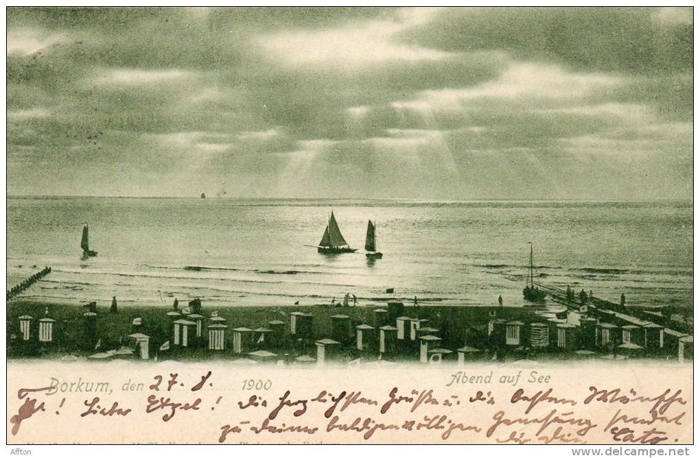 Borkum 1900 Postcard - Borkum