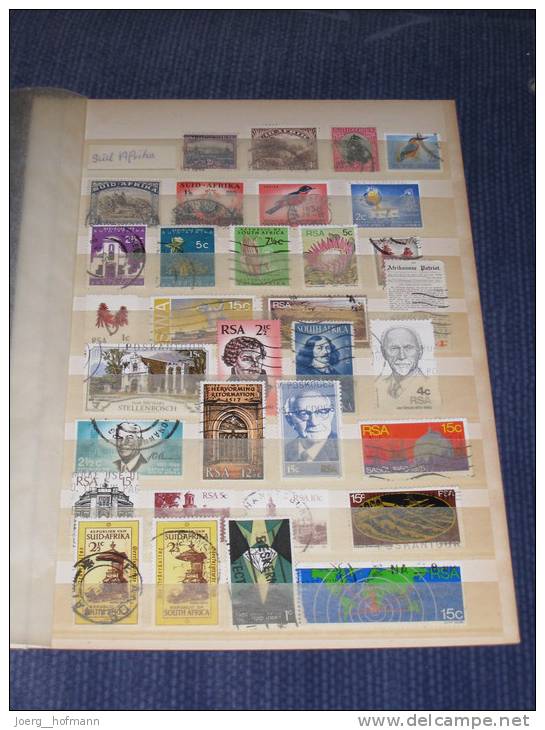 Südafrika South Africa Suid Afrika Small Collection Old Modern Kleine Sammlung Bedarf Gestempelt Used 350 Marken Stamps - Colecciones & Series