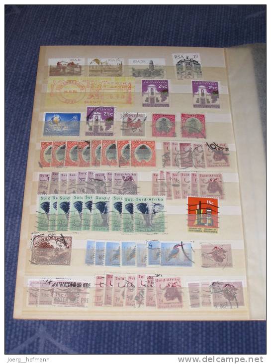 Südafrika South Africa Suid Afrika Small Collection Old Modern Kleine Sammlung Bedarf Gestempelt Used 350 Marken Stamps - Collections, Lots & Séries