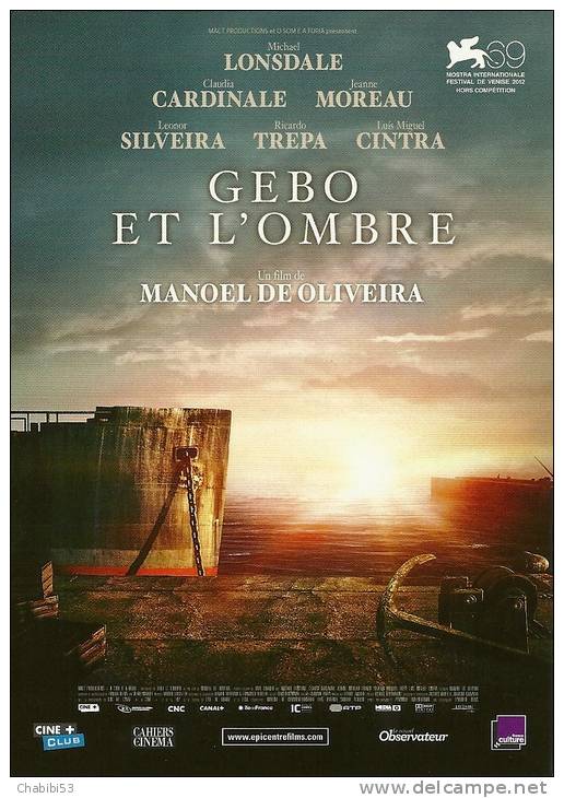 Film " GEBO ET L'OMBRE" De Manoel De Oliveira - Affiches Sur Carte