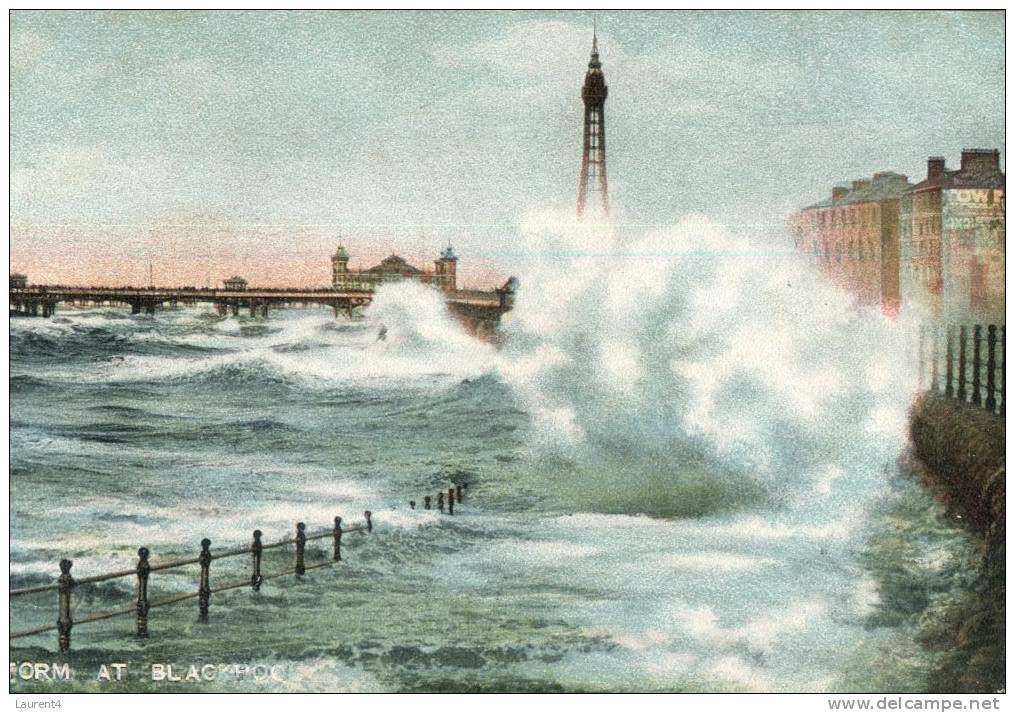 (900) Very Old Postcard - Carte Ancienne - UK - Blackpool - Blackpool