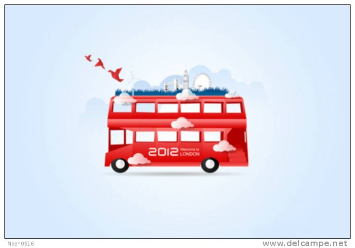 (NZ36-098 )  2012 London Olympic Games  , Postal Stationery-Entier Postal-Ganzsache-Postwaar Destuk - Summer 2012: London