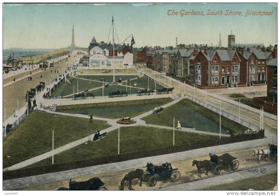 (860) Very Old Postcard - Carte Ancienne - UK - Blackpool - Blackpool