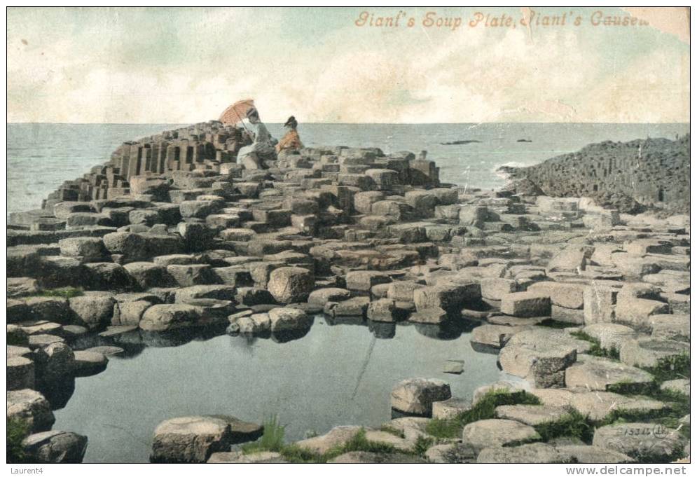 (860) Very Old Postcard - Carte Ancienne - UK - Giant Causeway - Autres & Non Classés