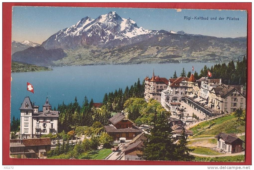 C0911 Rigi-Kaltbad Und Pilatus, Hotels. Nicht Gelaufen. Goetz 4824 - Autres & Non Classés