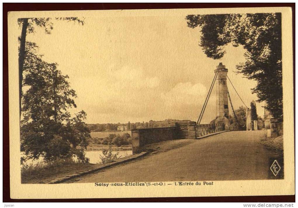 Cpa Du 91  Soisy Sous Etiolles  L'entrée Du Pont    SAB27 - Autres & Non Classés