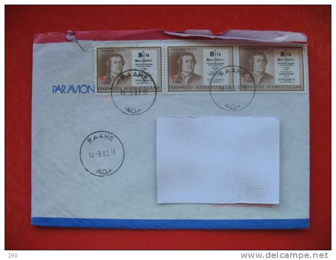 LETTER FROM FINLAND TO YUGOSLAVIA - Cartas & Documentos