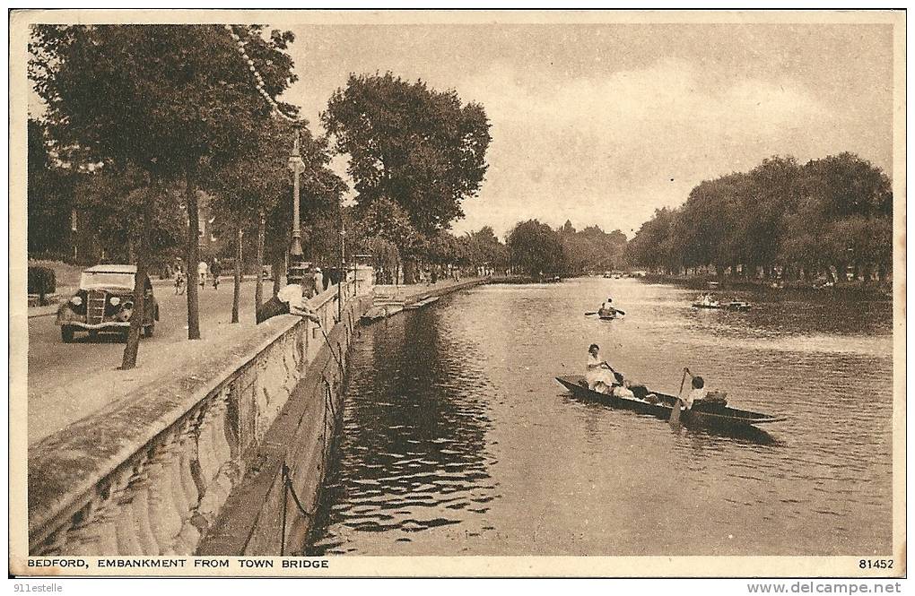 BEDFORD ,  Embankment  From Town Bridge - Bedford