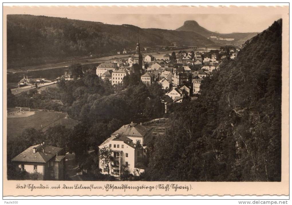 Bad Schandau - Panorama Mit Lilienstein - Bad Schandau