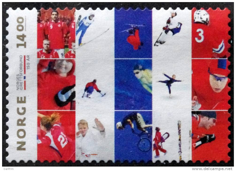 Norwegen 2011 150 Jahre Noregischer Sportbund  MiNr. 1743 (*)  ( Lot L 1704 ) - Usados